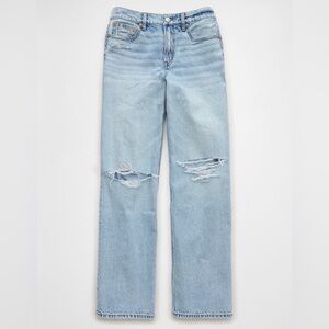 Brand New AE Strigid Ripped High Wasted Stovepipe Jean